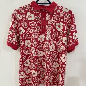 Raspberry Rolo Golf Polo